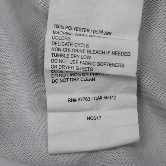 Callaway Opti-Dri Polo Shirt Mens 2XL XXL White Geometric Golf Short Sleeve - Picture 8 of 12